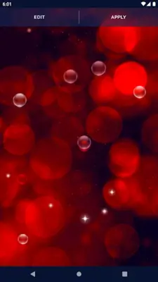 Red Bubble HD Live Wallpaper android App screenshot 2