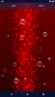 Red Bubble HD Live Wallpaper android App screenshot 3